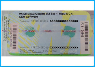 ويندوز سيرفر 2008 R2 مستوى 64 بت 5 CAL MS WIN (1-4 وحدة المعالجة المركزية + 5 العضو CAL الترخيص)