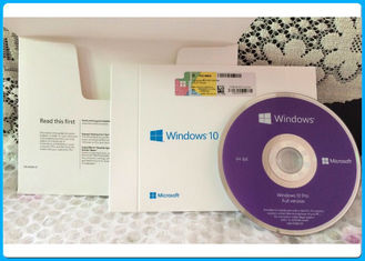 مايكروسوفت ويندوز 10 برو البرمجيات 32X 64 بت دي في دي OEM حقيقي للرخصة المهنية