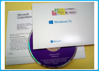 ويندوز 10 النسخة التجزئة المهنية DVD / USB فلاش + شهادة توثيق البرامج رخصة مدى الحياة الضمان