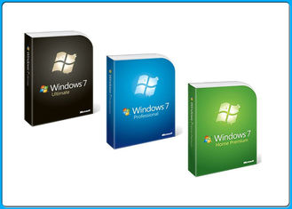 مايكروسوفت ويندوز 7 برو صندوق البيع بالتجزئة ويندوز 7 النهائية الكاملة 32 بت 64 بت أقراص الفيديو الرقمية الضمان مدى الحياة