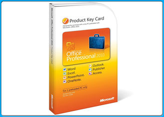 100 ٪ الأصلي مايكروسوفت أوفيس البيع بالتجزئة مربع المفتاح رمز Office 2010 برو Coa ملصقا