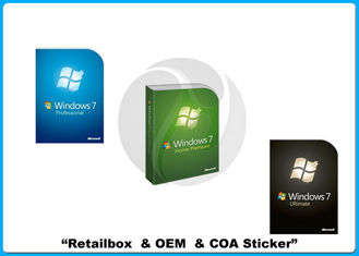 Microsoft Windows 7 مناصر تجزّئيّ صندوق نافذة 7 محترف sp1 64 لقمة COA وهدة oem منتوج مفتاح