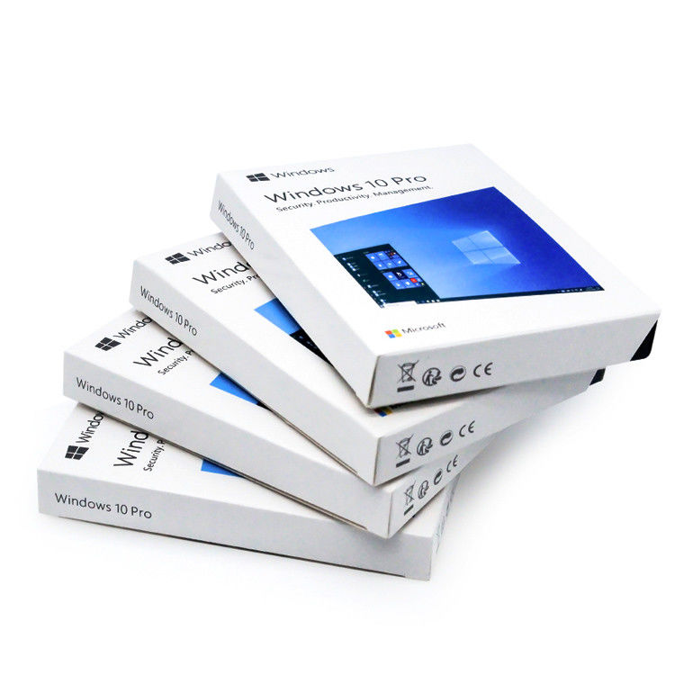 800x600 كوري Windows 10 Professional Retail USB Box MS Win 10 Pro التنشيط عبر الإنترنت