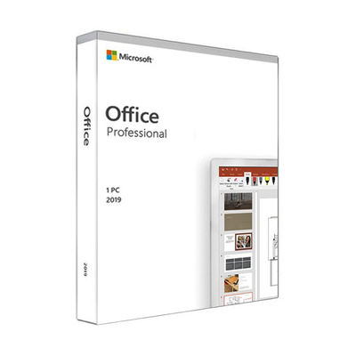 التنشيط عبر الإنترنت Microsoft Office 2019 Pro DVD Coa Key Card 1280 × 768 WDDM 1.0