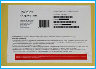 100٪ برامج Microsoft Windows الأصلي لنظام التشغيل Windows 10 من الفئة الفنية 64BIT النسخة الفرنسية