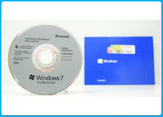 أصلي مايكروسوفت ويندوز 7 برو OEM مفتاح 64 بت دي في دي / شهادة توثيق البرامج مفتاح الترخيص