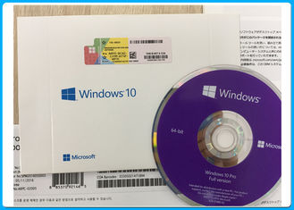 Windows 10 Pro OEM الإنجليزية / الفرنسية / الإيطالية / البولندية / اليابانية / الإسبانية / الألمانية