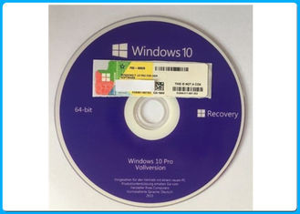 أصلي مايكروسوفت ويندوز 10 برو البرمجيات OEM Box 64 بت DVD / COA مفتاح الترخيص