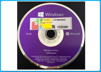 فوز Pro 10 64Bit Microsoft Windows 10 Pro برنامج DVD COA مفتاح 100 ٪ التنشيط عبر الإنترنت