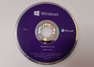 Windows 10 Professional 64 bit DVD OEM Coa Key الترخيص الأصلي 100٪ اللغة العربية FQC -08983