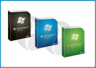 100% أصل Windows 7 محترف يشبع صيغة تجزّئيّ 32 &amp; 64 لقمة مع صندوق تجزّئيّ