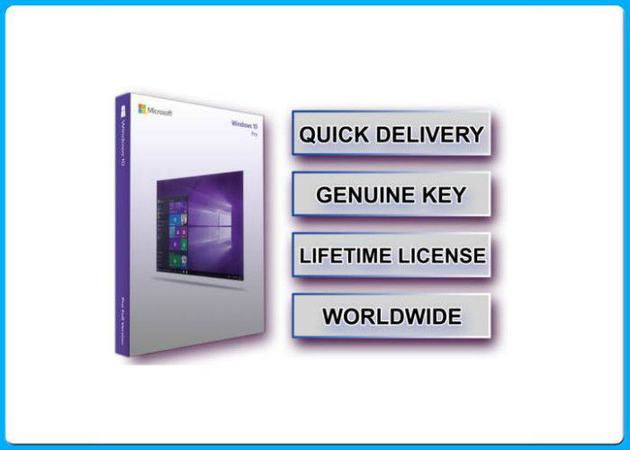 مايكروسوفت ويندوز 10 برو |  محرك فلاش USB OEM مفتاح / الملصق / COA / رخصة حزمة البيع بالتجزئة 64 بت