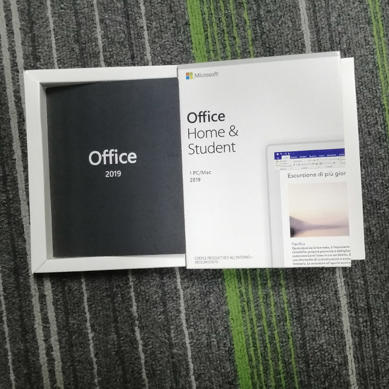 1.6 جيجاهرتز التنشيط عبر الإنترنت حقيقية Office 2019 حالة PC Mac Code Key Box 0.3KG